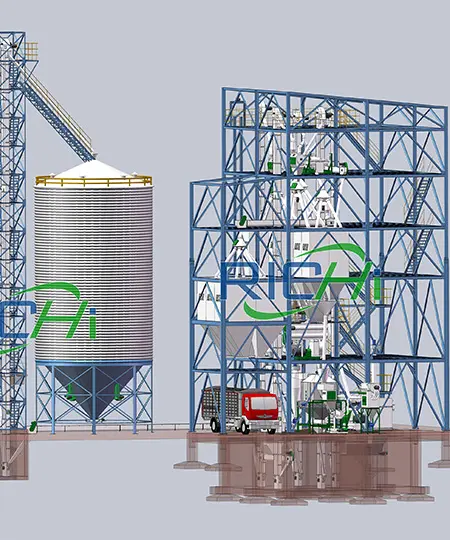 12 тонны в час Линия по производству корма для рыб