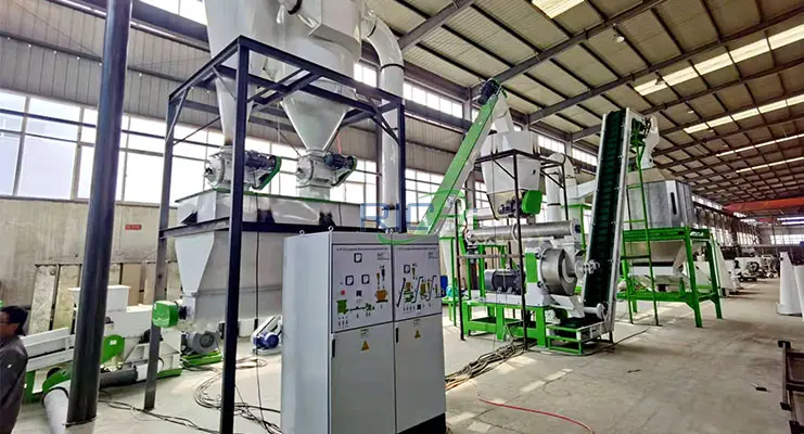 Линия по производству гранул из люцерны в России