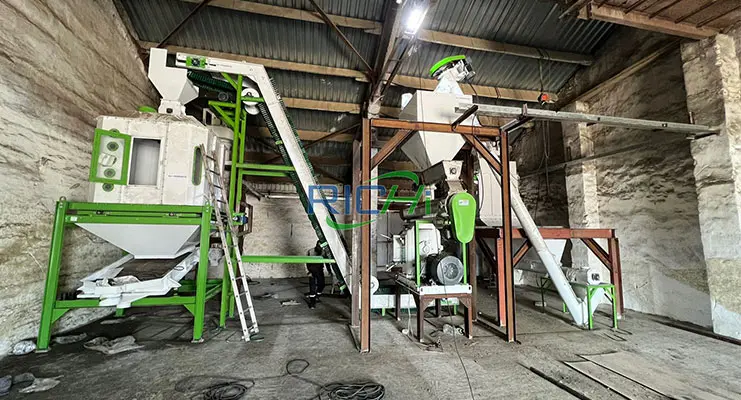 Линия по производству гранул из подсолнечного шрота в России