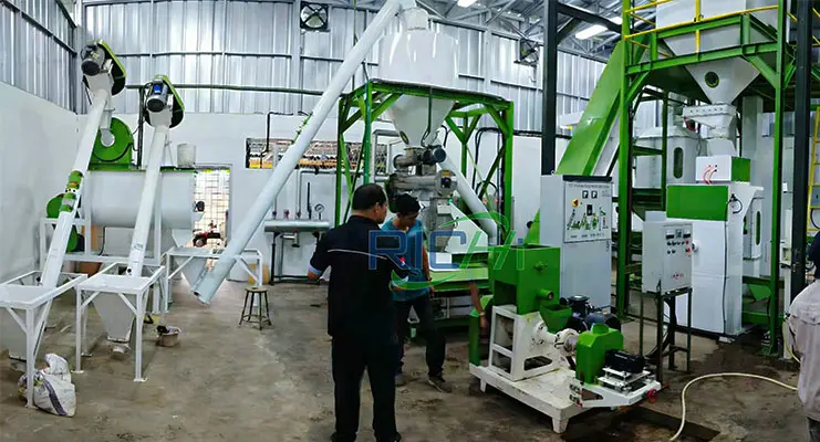 Линия по производству корма для рыбы в Кыргызстане