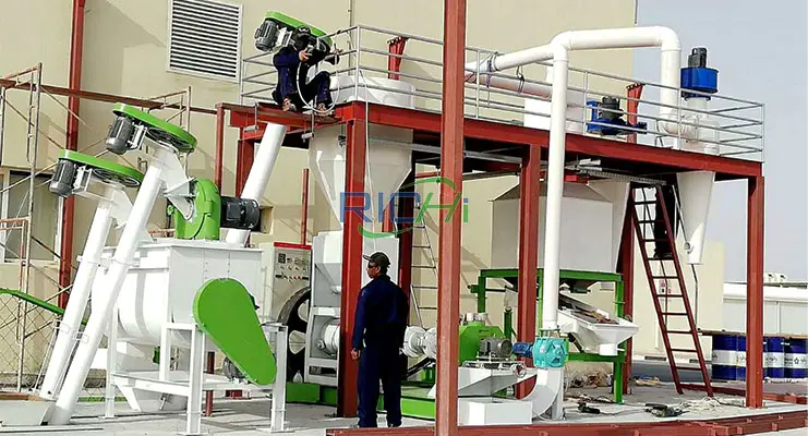 Линия по производству корма для форели в Алжире