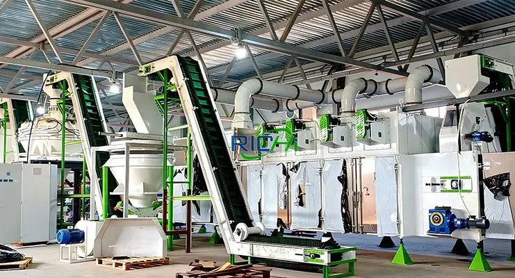 Линия по производству корма для форели в России