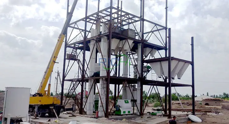 линия по производству кормов для КРС в Узбекистане