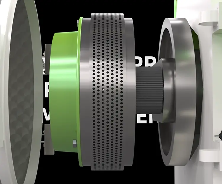 Принцип работы гранулятора кормов