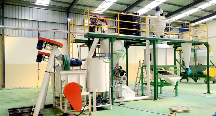 1-2 тчас Линия по производству кормов Украине