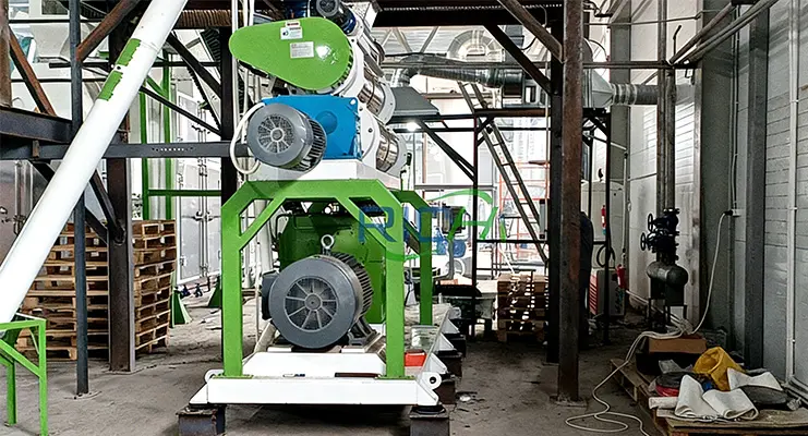 1 т Линия по производству корма для рыб в Алжире