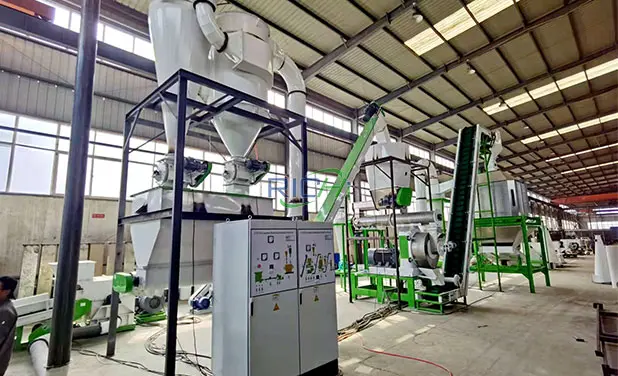 1 тонна Линия по производству гранул из люцерны в Кыргызстане