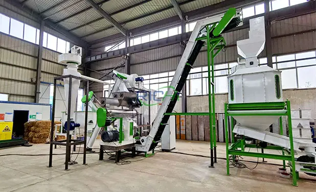 1 тонна Линия по производству корма для жвачных животных в Узбекистане