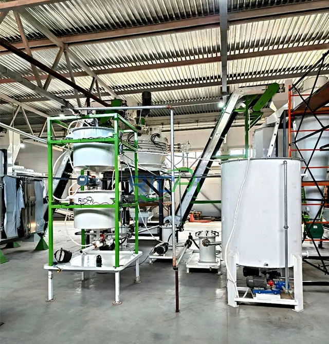 1 тонна Линия по производству плавающего корма для рыб в Узбекистане