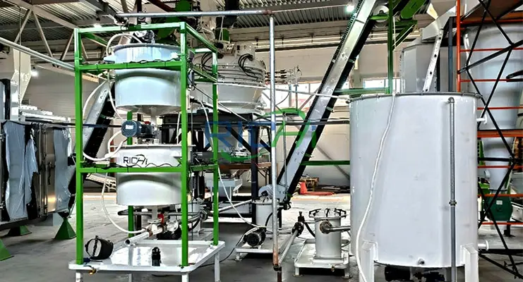 1 тч Линия по производству плавающего корма для рыб в Узбекистане