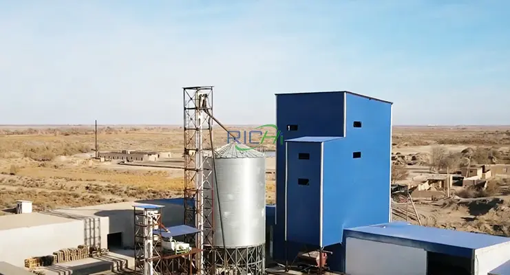 10 тч линия по производству кормов для бройлеров в Узбекистане