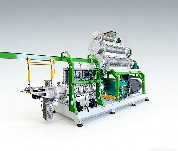 2 тонны Двухшнековый Экструдер Для Кормов