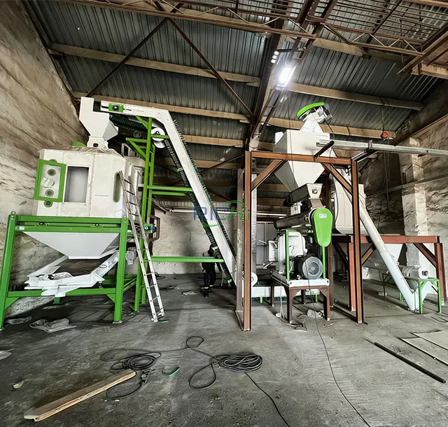 2 тонны Линия по производству гранул из подсолнечного шрота в Украине