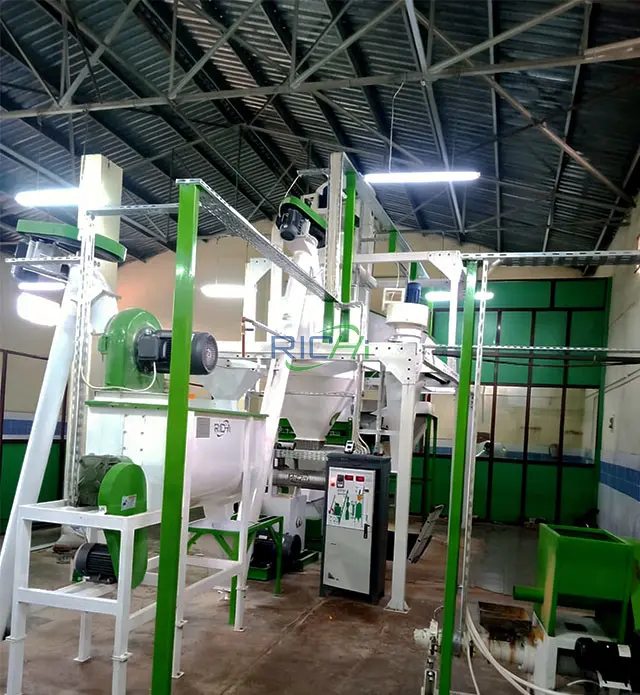 2 тонны Линия по производству корма для кур в Узбекистане