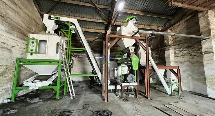 2 тчас линия по производству гранул из подсолнечного шрота в Украине