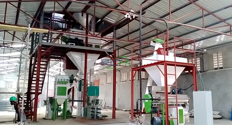 3-4 т Линия по производству комбикормов в Азербайджане