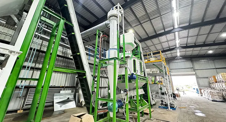 3-4 тч Линия по производству кормов для животных в Узбекистане