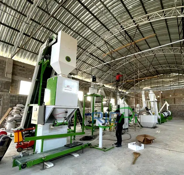 4 тонн Линия по производству травяных гранул в Казахстане