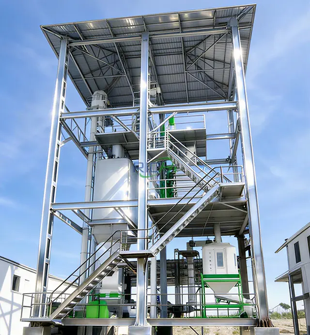 5 тонн Линия по производству тонущего корма для рыб в Узбекистане