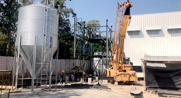 Линия по производству порошковых кормов в Казахстане