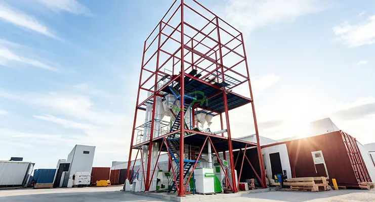 5 тчас Линия по производству корма для форели в Кыргызстане