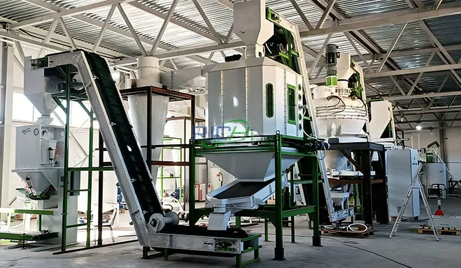 Видео линии по производству кормов для аквакультуры в Кыргызстане