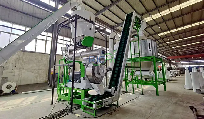 Видео линии по производству травяных гранул в Узбекистане