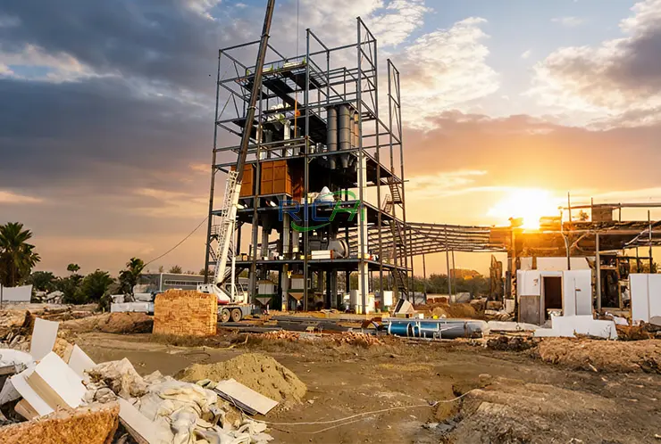 Линия для производства кормов для жвачных животных