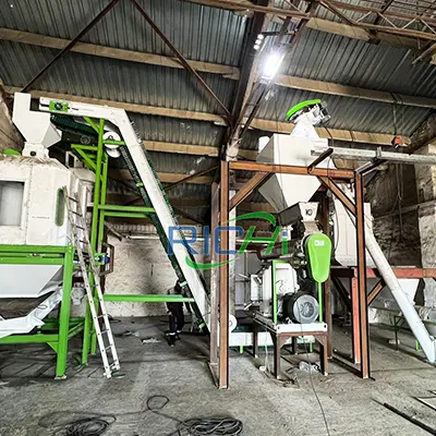 Линия по производству гранул из подсолнечного шрота в Украине