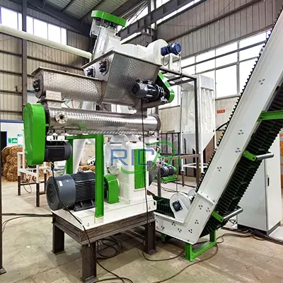 Линия по производству гранул из соломы в Молдове