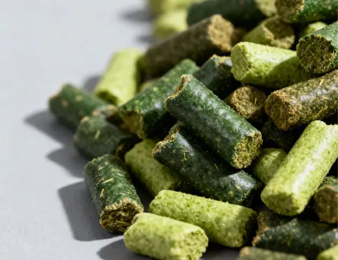 Линия по производству гранул из травы