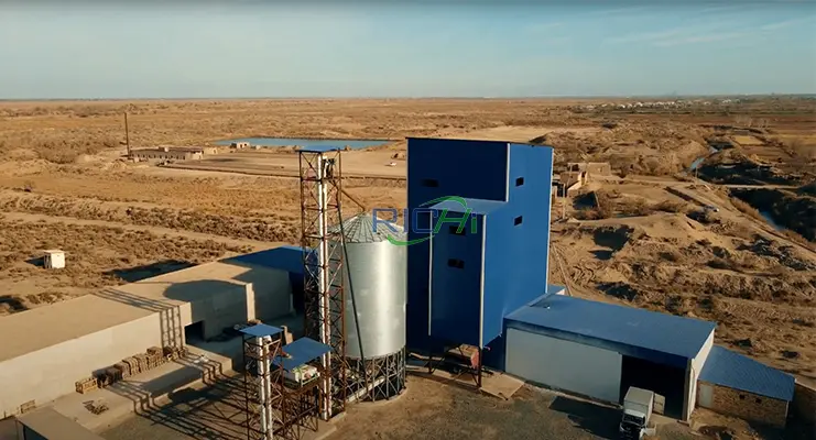 Линия по производству комбикорма в Узбекистане