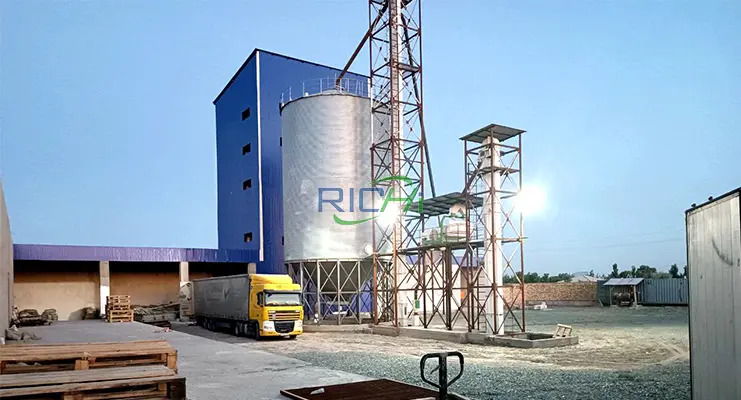 Линия по производству корма в Кыргызстане