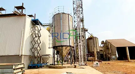 Линия по производству корма для кур в Зимбабве