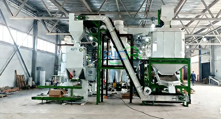 Линия по производству корма для рыб в Алжире