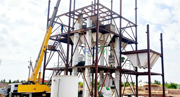 Линия по производству кормов в Казахстане