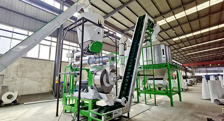 Линия по производству кормов для кур в Узбекистане