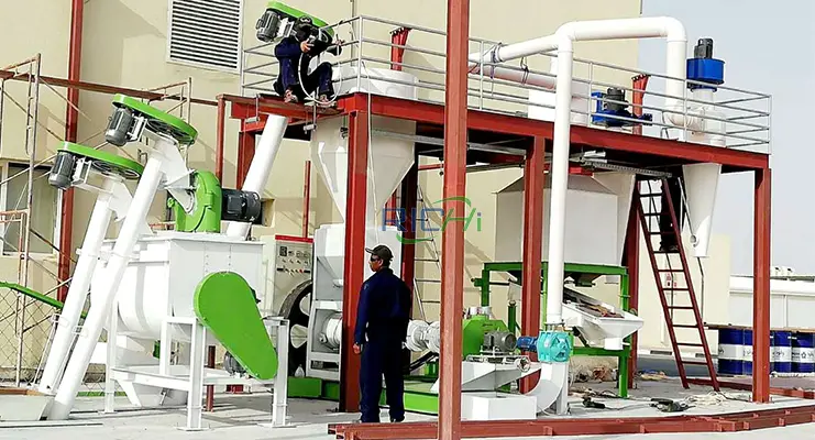 Линия по производству рыбных кормов в Украине