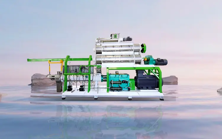 Экструдер для плавающего корма для рыб