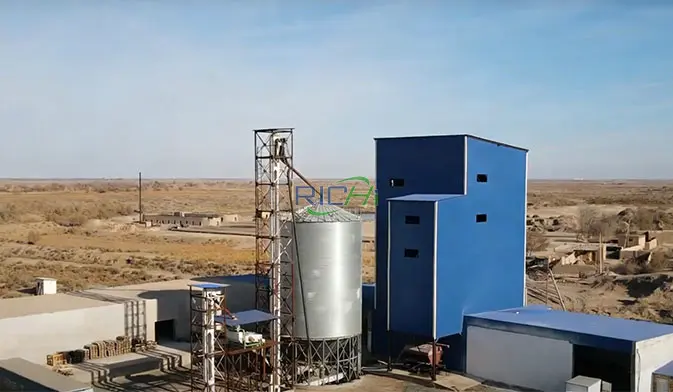 видео линии по производству комбикорма в Узбекистане