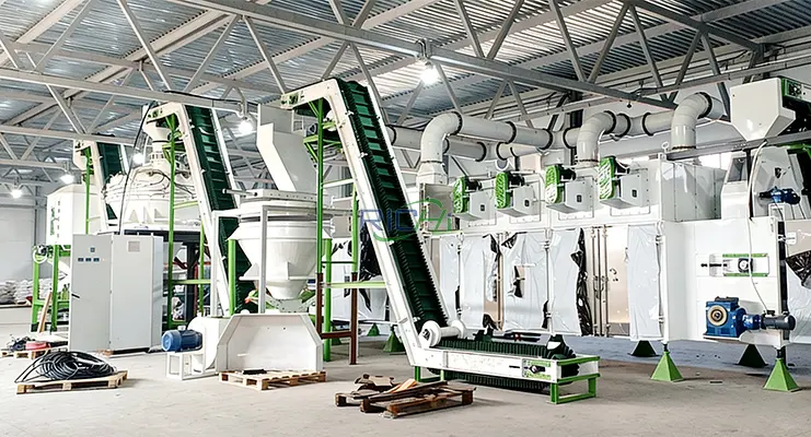 линия по производству плавающих кормов для рыб в Казахстане